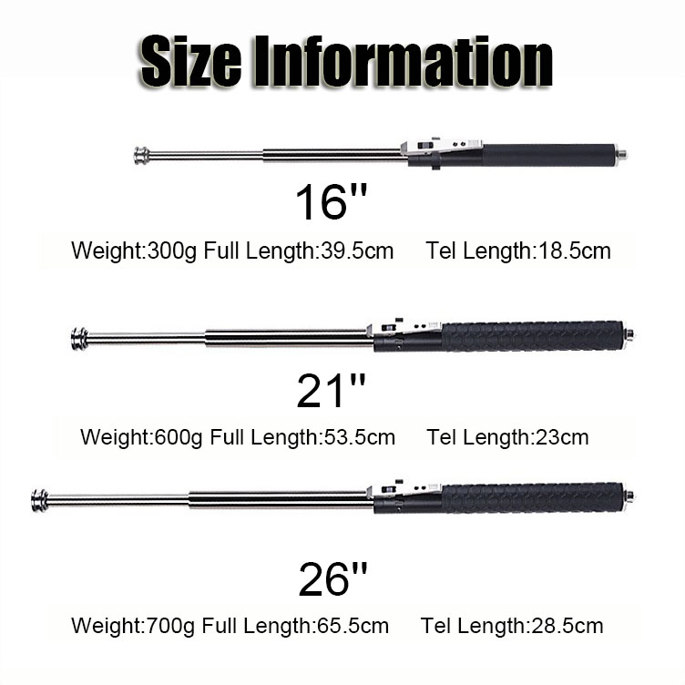 Automatic Spring Expendable Batons - Retractable Baton - 8